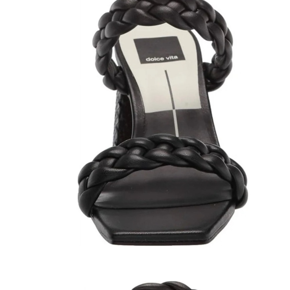 Dolce Vita braided stacked heel Sandal